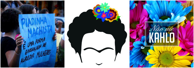 O coletivo Não Me Kahlo deu início à campanha e assina coletivamente a publicação. Fotos: Reprodução da internet/ O coletivo Não Me Kahlo deu início à campanha e assina coletivamente a publicação. Fotos: Reprodução da internet/