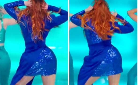 Antes e depois do clipe de Meghan Trainor. Foto: Reprodução do Instagram/ Meghan Trainor./