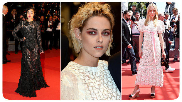 Ruth Negga, Kristen Stewart e Chloë Sevigny fizeram escolhas duvidosas para o tapete vermelho de Cannes. Fotos: Reprodução da internet