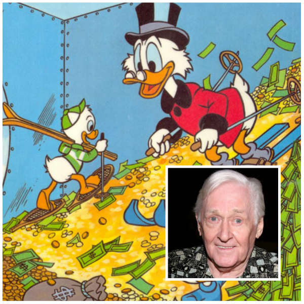 Alan Young dublou o personagem Tio Patinhas em v&aacute;rios filmes e desenhos animados. Foto: wikipedia/Reprodu&ccedil;&atilde;o/