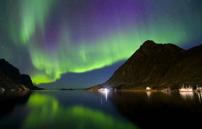 Aurora boreal em Tromso, Noruega. Foto: Ystein Lunde/Divulga&ccedil;&atilde;o/