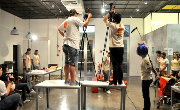 Material foi todo produzido pelos alunos. Foto: Oi Futuro/Divulgação/