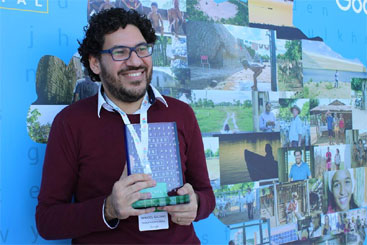 O alagoense Manoel Galdino, que atua como diretor da ONG Transparência Brasil, uma das vencedoras do prêmio Desafio de Impacto Social. Foto: Mariana Fabrício/DP