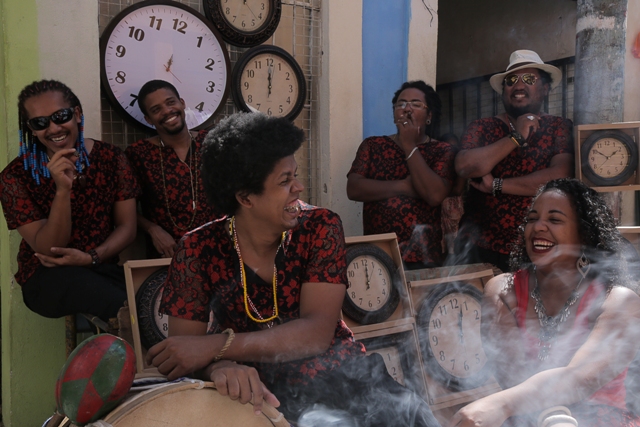Bongar lança Samba de Gira, o quarto disco do grupo, em show na Comunidade Xambá. Foto: Divulgação