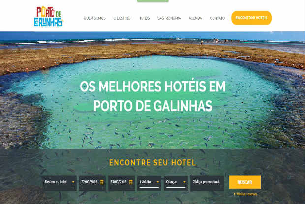 O site conterá conta com um acervo de imagens do destino e depoimentos de visitantes. Foto: Divulgação./ O site conterá conta com um acervo de imagens do destino e depoimentos de visitantes. Foto: Divulgação./