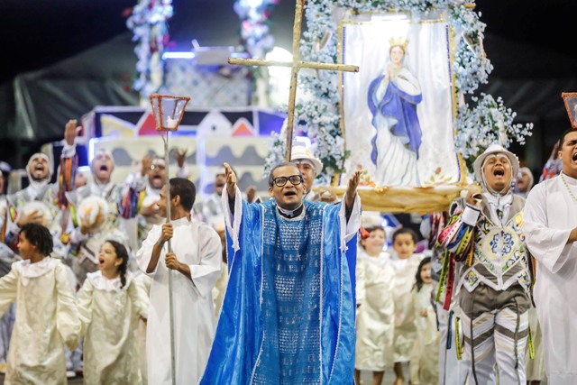 Origem Nordestina homenageou devo&ccedil;&atilde;o a Nossa Senhora da Concei&ccedil;&atilde;o e venceu concurso de quadrilhas. Foto: Andr&eacute;a Rego Barros/PCR/Divulga&ccedil;&atilde;o/