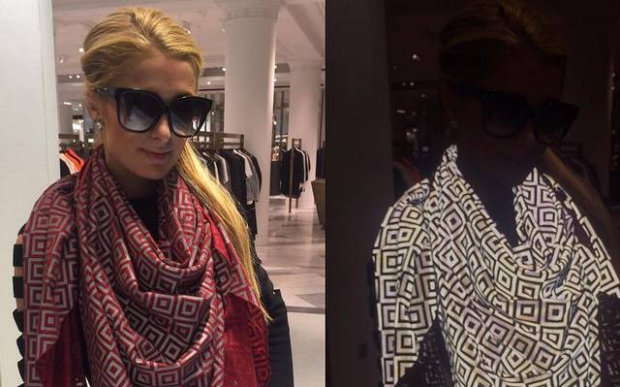 Celebridades como Paris Hilton e Rihanna já têm utilizado o lenço inovador. Foto: ISHU/Divulgação/ Celebridades como Paris Hilton e Rihanna já têm utilizado o lenço inovador. Foto: ISHU/Divulgação/