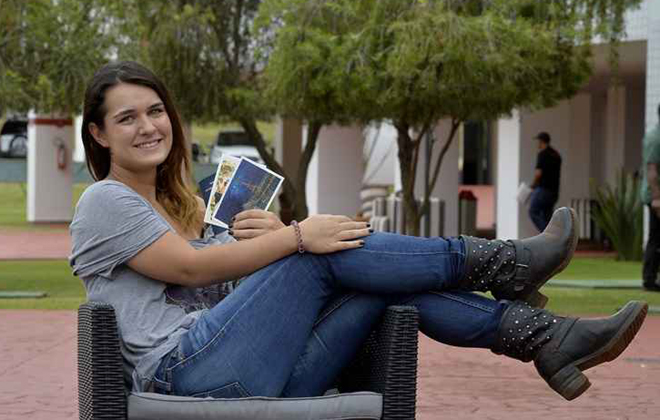 Giovanna planeja viagem à Europa para encontrar os amigos. Foto: Marcelo Ferreira/CB/D.A. Press