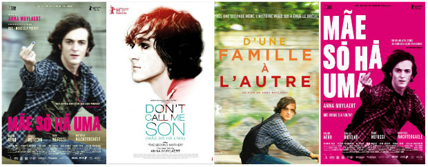 Versões diferentes dos cartazes do filme no Brasil e no exterior