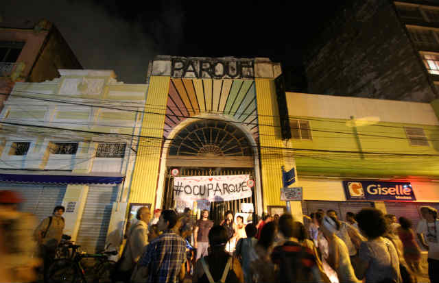 Cineteatro do Parque completou 100 anos de fundação em 2015 inacessível e sem pompas. Foto: Paulo Paiva/DP