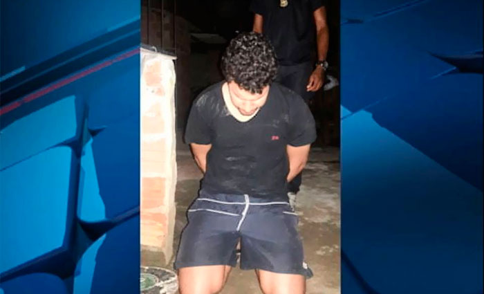 Antes de fugir com a filha, segundo a polícia, Janderson realizou um saque bancário no valor de R$ 400 mil. Foto: TV Clube/Reprodução