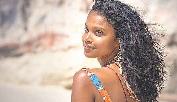 Destaque Aline Dias havia atuado na novela em papel menor. Foto: Globo/Reprodução