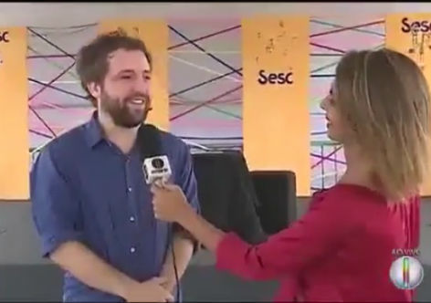 Comentário foi exibido ao vivo pela Intertv Cabugi, afiliada da Globo. Foto: Globo/Reprodução/