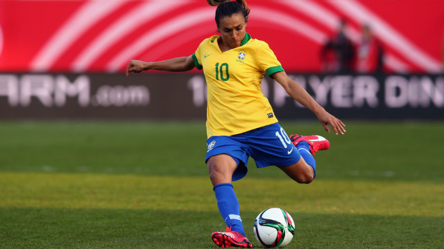 Equipe liderada Marta precisa vencer para disputar o ouro olímpico. Foto: Globo/Divulgação