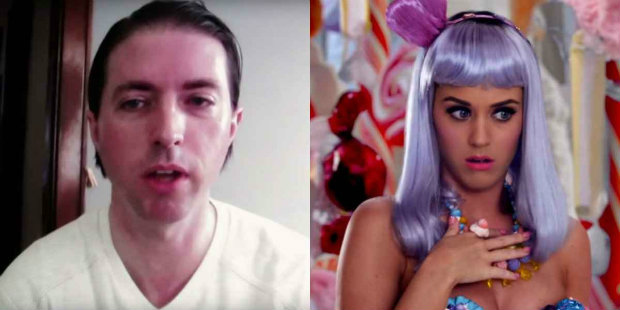 À esquerda, Spencer; à direta, Katy Perry, a suposta namorada dele pelos últimos seis anos. Foto: YouTube/Capitol Records/