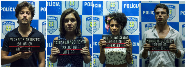 Vicente, Fátima, Rose e Maurício são os protagonistas da série. Fotos: Globo/Divulgação