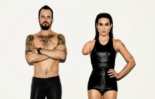 Paulo Vilhena e Cleo Pires estrelam campanha da revista Vogue. Foto: Vogue/Divulgação
