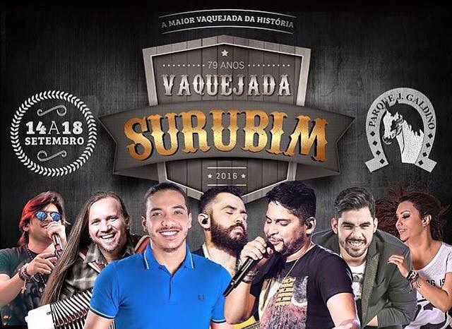 Shows começam a partir do dia 16. Foto: Vaquejada de Surubim/Divulgação