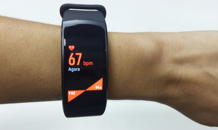 Relógio monitora a frequência cardíaca de forma automática. Foto: Luciana Morosini/DP