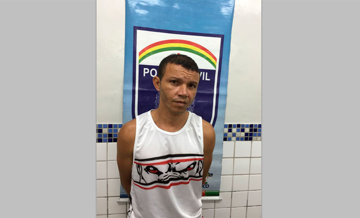 Imagens de c&acirc;meras de seguran&ccedil;a mostraram quando o suspeito de estupro, Edvan Nascimento, come&ccedil;ou a seguir a v&iacute;tima. Foto: Pol&iacute;cia Civil/Divulga&ccedil;&atilde;o/