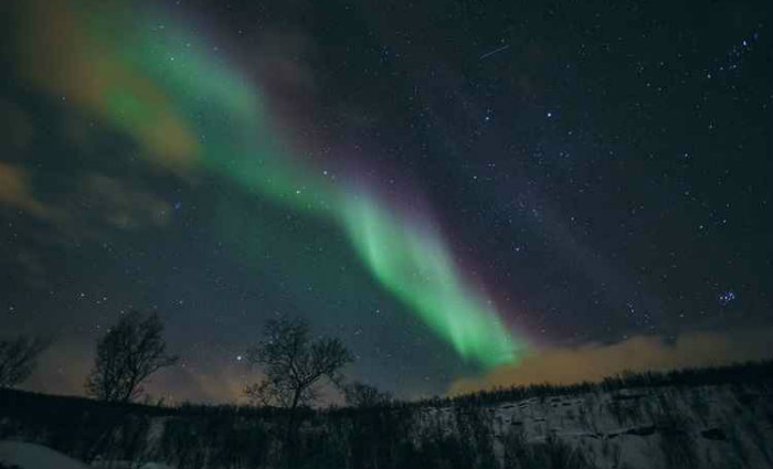 A Aurora Boreal é uma das grandes atrações do país. Foto: Marius Fiskum/Innovation Norway/Reprodução