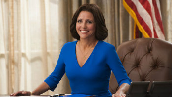 Assim como Veep, a protagonista Julia Louis-Dreyfus também é a grande favorita como melhor atriz cômica. Foto: HBO/Divulgação