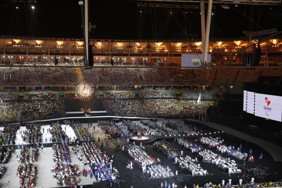Cerim&ocirc;nia de encerramento dos Jogos Paral&iacute;mpicos Rio 2016 no Est&aacute;dio do Maracan&atilde;. Foto: Tomaz Silva/Ag&ecirc;ncia Brasil/