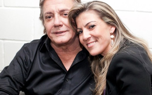 Cantor se casa no dia da comemoração dos seus 63 anos. Foto: Dafne Bastos/TV Globo/Divulgação/