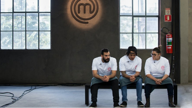 Marcelo, Dário e Dayse são os semifinalistas do MasterChef Profissionais. Foto: Band/Reprodução/ Marcelo, Dário e Dayse são os semifinalistas do MasterChef Profissionais. Foto: Band/Reprodução/
