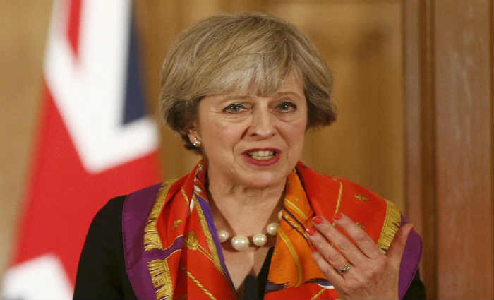 A primeira-ministra britânica, Theresa Nay, em Londres, no dia 28 de novembro de 2016. Foto: Peter Nicholls/AFP/ A primeira-ministra britânica, Theresa Nay, em Londres, no dia 28 de novembro de 2016. Foto: Peter Nicholls/AFP/