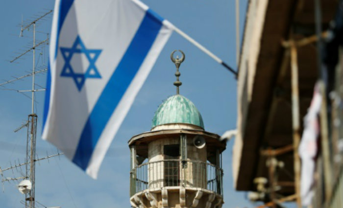 Bandeira de Israel é vista em Jerusalém no dia 14 de novembro de 2016. Foto: Thomas Coex/AFP Photo/Bandeira de Israel é vista em Jerusalém no dia 14 de novembro de 2016. Foto: Thomas Coex/AFP Photo Bandeira de Israel é vista em Jerusalém no dia 14 de novembro de 2016. Foto: Thomas Coex/AFP Photo/Bandeira de Israel é vista em Jerusalém no dia 14 de novembro de 2016. Foto: Thomas Coex/AFP Photo