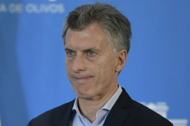 Com 43,1% de desaprovação, contra 25,9% de apoio, o presidente Macri dá nota 8 para seu governo. Foto: AFP Juan MABROMATA/ Com 43,1% de desaprovação, contra 25,9% de apoio, o presidente Macri dá nota 8 para seu governo. Foto: AFP Juan MABROMATA/