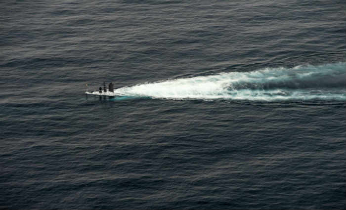 Foto cedida pela Marinha americana em 26 de setembro de 2016 mostra o submarino da Marinha da Rep&uacute;blica da Coreia, na pen&iacute;nsula coreana. Foto: Will Gaskill/US Navy/AFP/