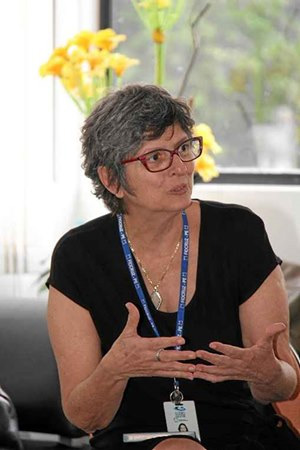 "Estou grata e entendo que esse foi o reconhecimento de um trabalho coletivo, não só de nós pesquisadores, mas de todos os profissionais de saúde envolvidos" - Celina Turchi, médica e pesquisadora da Fiocruz Pernambuco. Foto: Ascom Fiocruz-PE/Divulgação/