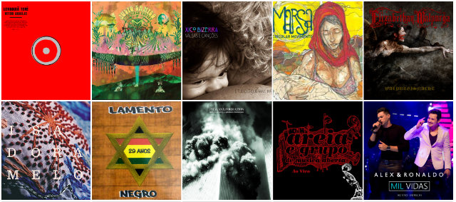 Discos pernambucanos lançados em 2016 foram indicados por artistas conterrâneos como destaque. Fotos: Divulgação/ Discos pernambucanos lançados em 2016 foram indicados por artistas conterrâneos como destaque. Fotos: Divulgação/