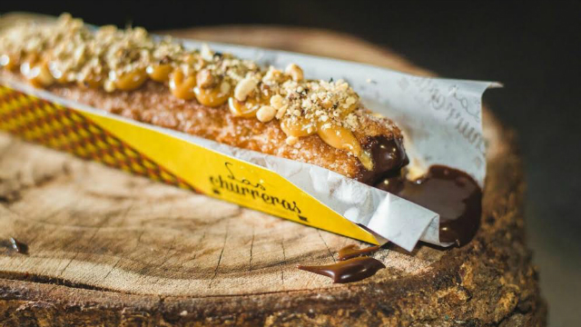 Os churros do La Churreria são uma das opções do food park. Foto: Ubaias Food Park/Divulgação/ Os churros do La Churreria são uma das opções do food park. Foto: Ubaias Food Park/Divulgação/