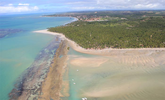 O projeto TerraMar busca promover a proteção e a gestão integrada da biodiversidade marinha e costeira da região. Foto: Divulgação/
