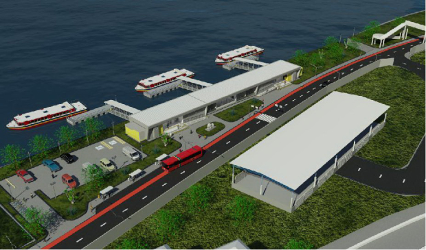 Projeto em 3D apresentado pelo governo do estado de como seriam as estações do Rios da Gente. Foto: Reprodução.