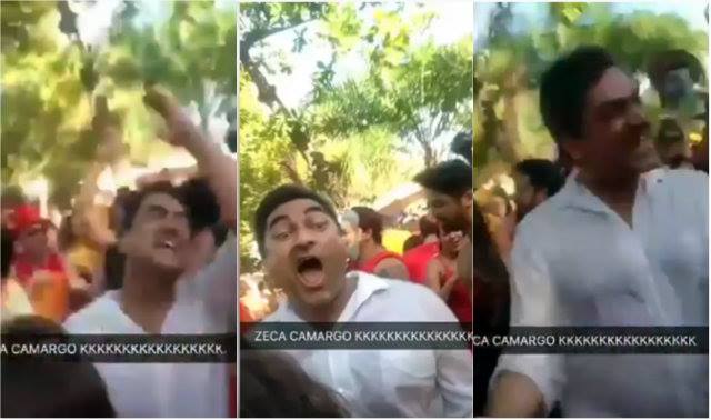 Jornalista disse ter sido "sequestrado" pelo carnaval de Olinda. Foto: Facebook/Reprodu&ccedil;&atilde;o/