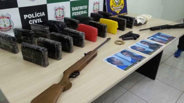 A droga era trazida de Ponta Por&atilde; (MS) e de Pedro Juana Caballero, no Paraguai. Foto: PCDF/Divulga&ccedil;&atilde;o/