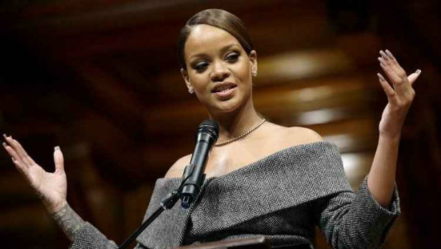 Rihanna é a primeira cantora a receber o prêmio de Humanitária do Ano da Universidade de Harvard. Foto: Twitter/Reprodução/ Rihanna é a primeira cantora a receber o prêmio de Humanitária do Ano da Universidade de Harvard. Foto: Twitter/Reprodução/