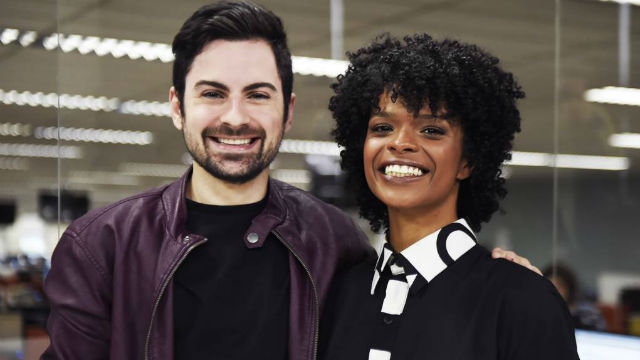 Rodolfo Valente e Vaneza Oliveira participam da CCXP no Centro de Conven&ccedil;&otilde;es. Foto: Internet/Reprodu&ccedil;&atilde;o/