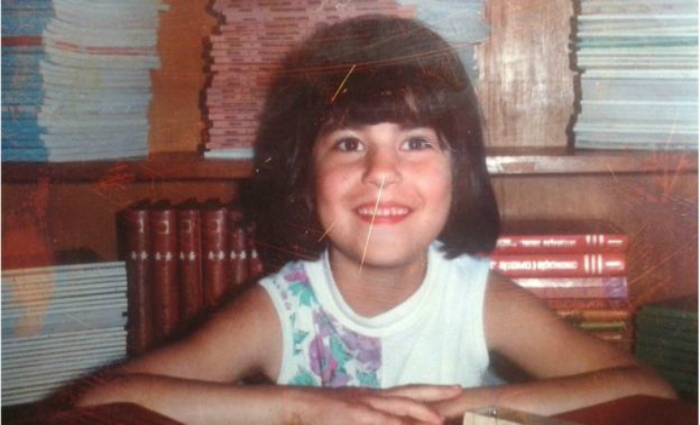 Eliza ainda criança Foto: Sônia Moura/arquivo pessoal