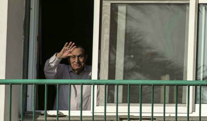 O ex-presidente foi condenado à prisão perpétua em 2012. Foto: Khaled Desouki/AFP/