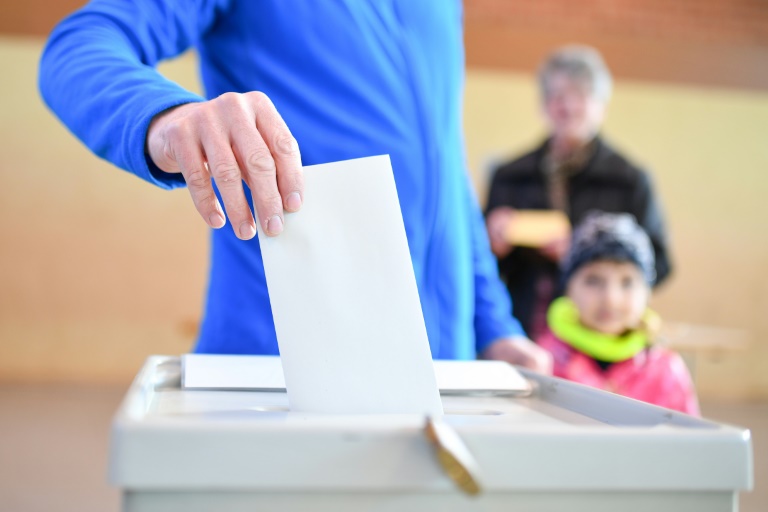 Os democratas-cristãos (CDU) ficaram com 40,7% dos votosm segundo resultados definitivos divulgados nesta noite. Foto: dpa/AFP / Uwe Anspach/