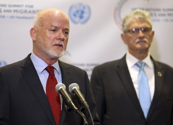 O embaixador Peter Thomson, não pôde participar da abertura, mas suas declarações foram lidas pelo embaixador de Bangladesh na ONU. Foto: Arquivo/AFP Photo/ O embaixador Peter Thomson, não pôde participar da abertura, mas suas declarações foram lidas pelo embaixador de Bangladesh na ONU. Foto: Arquivo/AFP Photo/