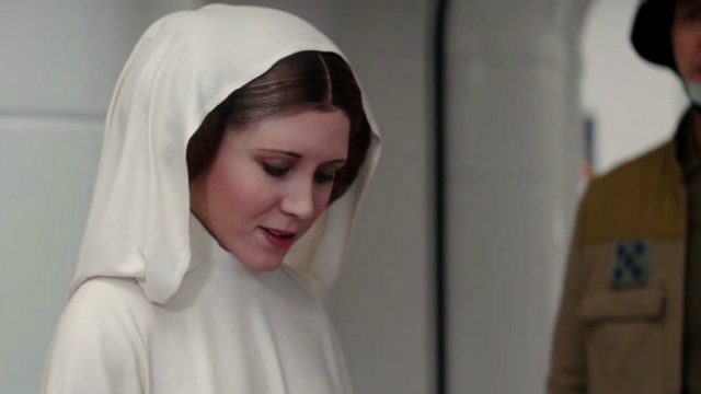 Intérprete de Leia, Carrie Fisher morreu em dezembro do ano passado. Foto: Lucasfilm/Reprodução/