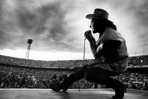 Bono Vox na época de The Joshua Tree. Foto: Lex van Rossen/MAI/Redferns/ Bono Vox na época de The Joshua Tree. Foto: Lex van Rossen/MAI/Redferns/