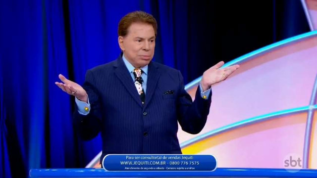 Silvio Santos ironiza programa Roda a Roda e diz não se lembrar da atração. Foto: SBT/Reprodução/