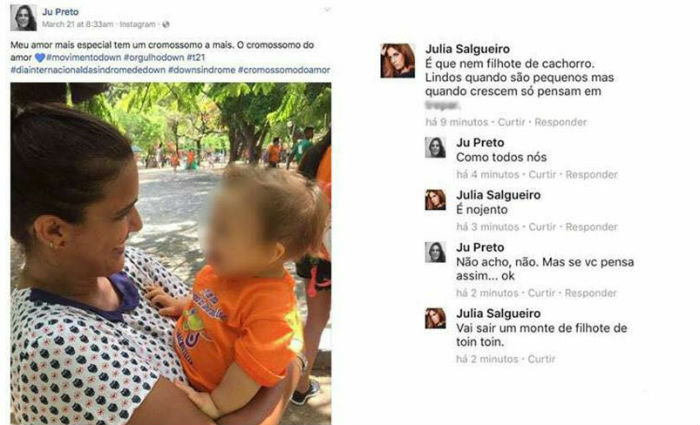 Delegado tomou como base as declarações feitas pela blogueiras em comentários na rede social Facebook.Foto: Reprodução/ Facebook/ Delegado tomou como base as declarações feitas pela blogueiras em comentários na rede social Facebook.Foto: Reprodução/ Facebook/